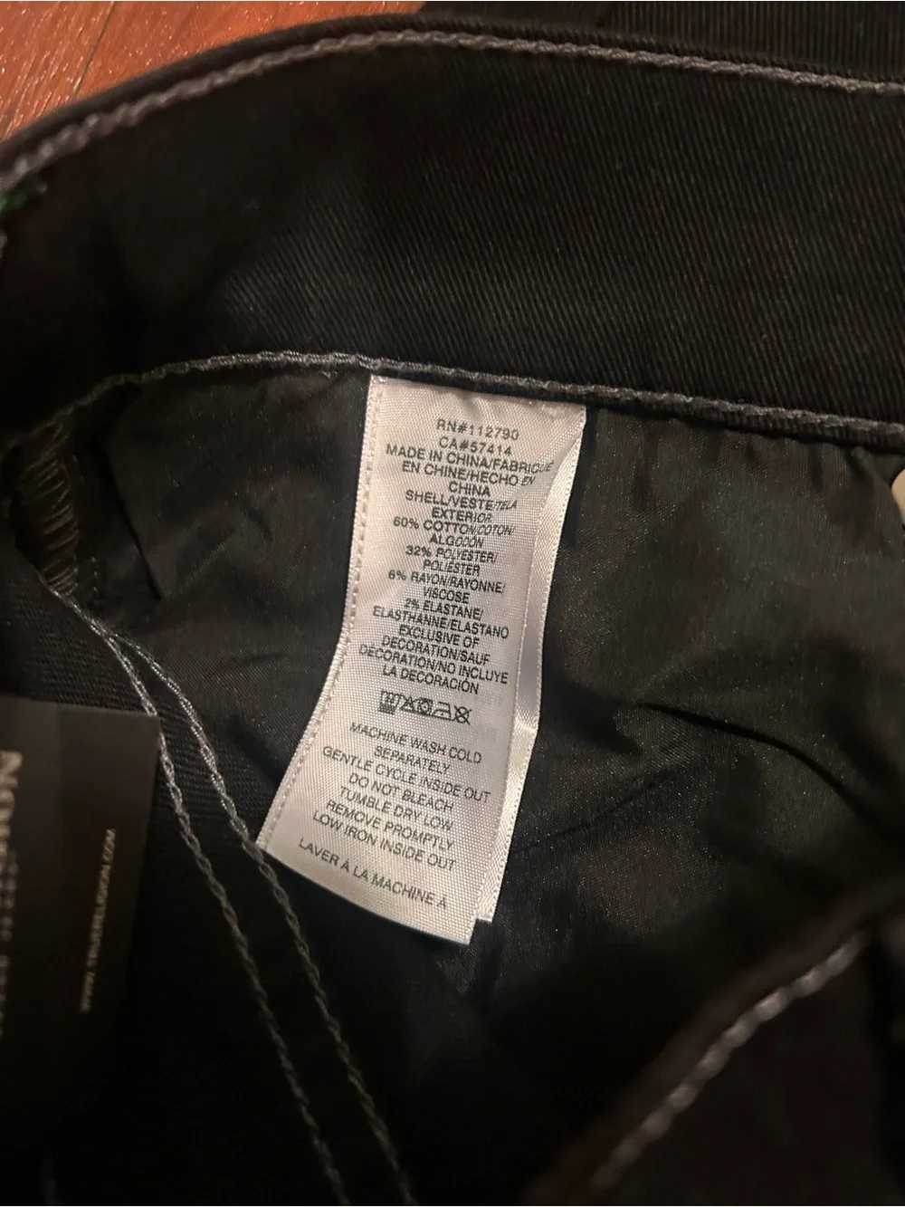 NWT True Religion Ricky Relaxed Straight Jeans Men’s 31x34 Black Green Stitch